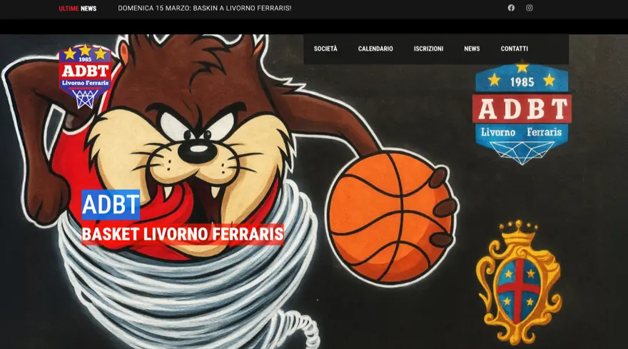 Sito del Basket ADBT Livorno Ferraris